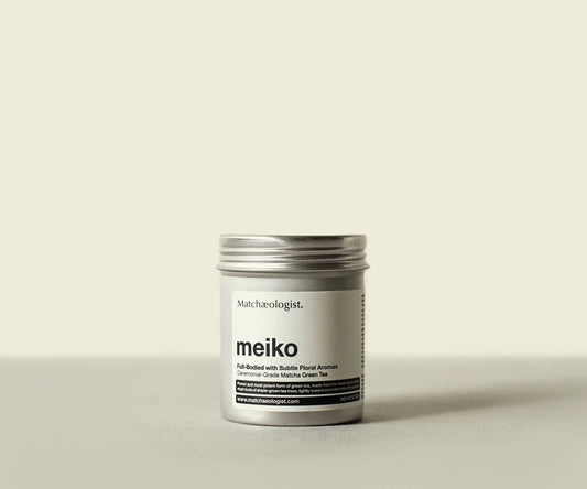 Meiko™ Matcha Cérémonial 20g : Cordial Vert Émeraude Intense